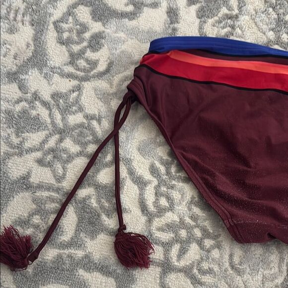 Multicolor Striped Bikini Bottom, Kate Spade, size Small - Picture 5 of 8